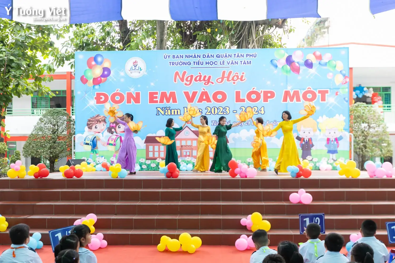 Ngày Hội Đón Học Sinh Lớp Một Trường Mới Bạn Mới 2023 Lời Chào Tạm Biệt Ở Trường Th Lê Văn Tám 02