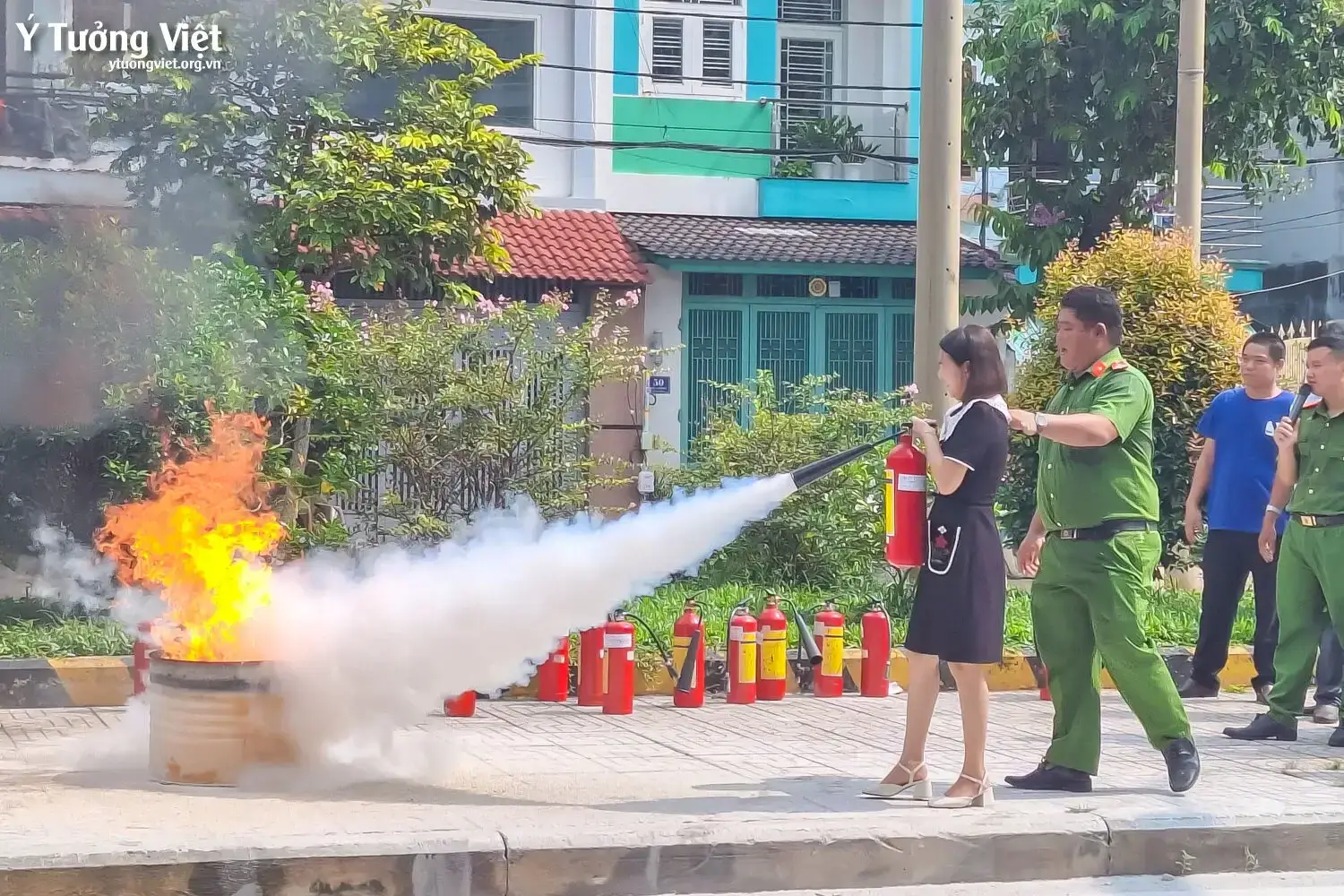 Tăng Cường Tập Huấn Kỹ Năng Phòng Cháy Chữa Cháy Tại Các Cơ Sở Thuộc Hệ Thống Giáo Dục Ý Tưởng Việt 04