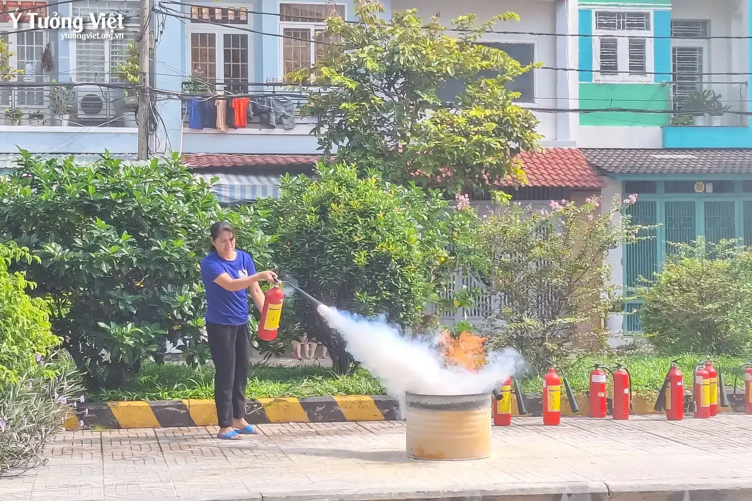 Tăng Cường Tập Huấn Kỹ Năng Phòng Cháy Chữa Cháy Tại Các Cơ Sở Thuộc Hệ Thống Giáo Dục Ý Tưởng Việt 06