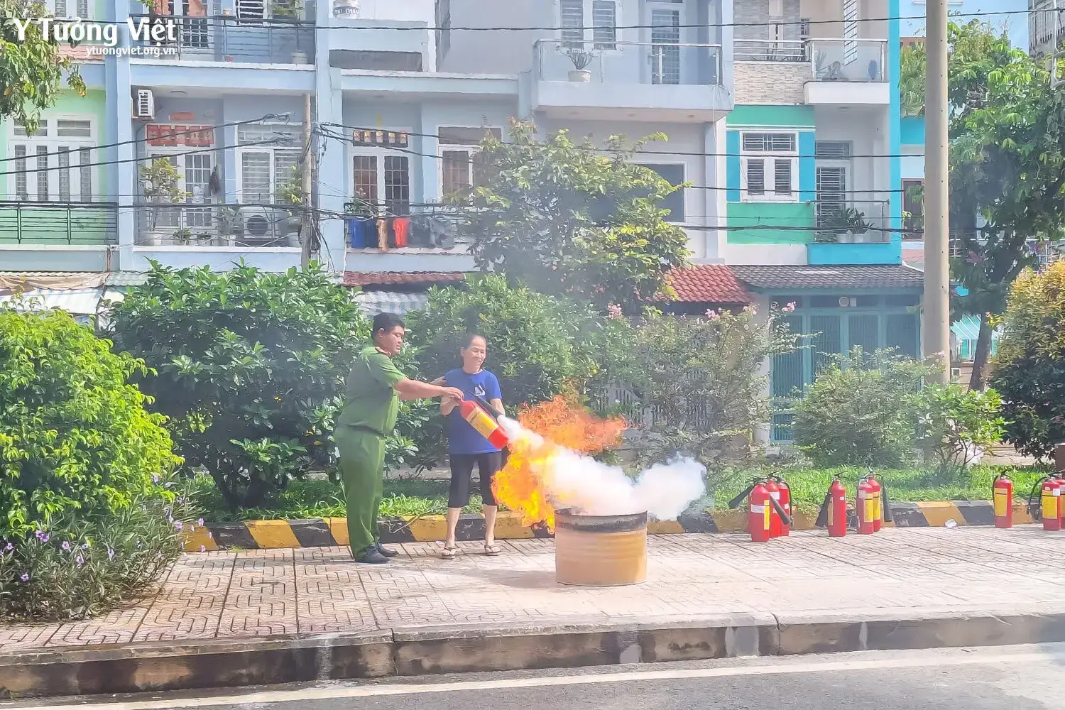 Tăng Cường Tập Huấn Kỹ Năng Phòng Cháy Chữa Cháy Tại Các Cơ Sở Thuộc Hệ Thống Giáo Dục Ý Tưởng Việt 07