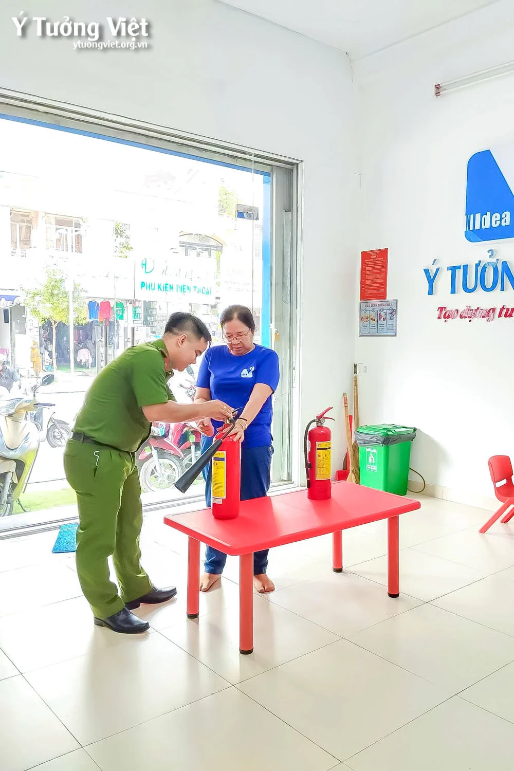 Tăng Cường Tập Huấn Kỹ Năng Phòng Cháy Chữa Cháy Tại Các Cơ Sở Thuộc Hệ Thống Giáo Dục Ý Tưởng Việt 09