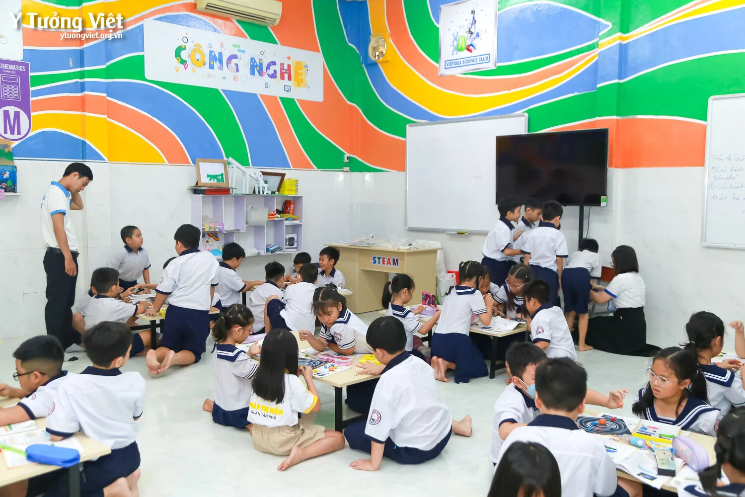 Chương Trình Giáo Dục Steam Tiểu Học Ý Tưởng Việt Check In Không Gian Sáng Tạo Steam Th Đoàn Thị Điểm 05