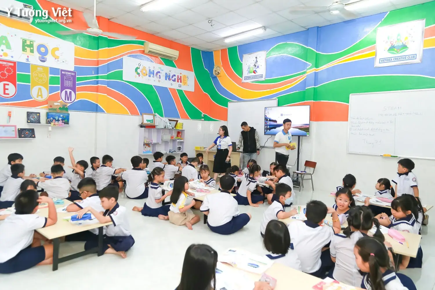 Chương Trình Giáo Dục Steam Tiểu Học Ý Tưởng Việt Check In Không Gian Sáng Tạo Steam Th Đoàn Thị Điểm 13