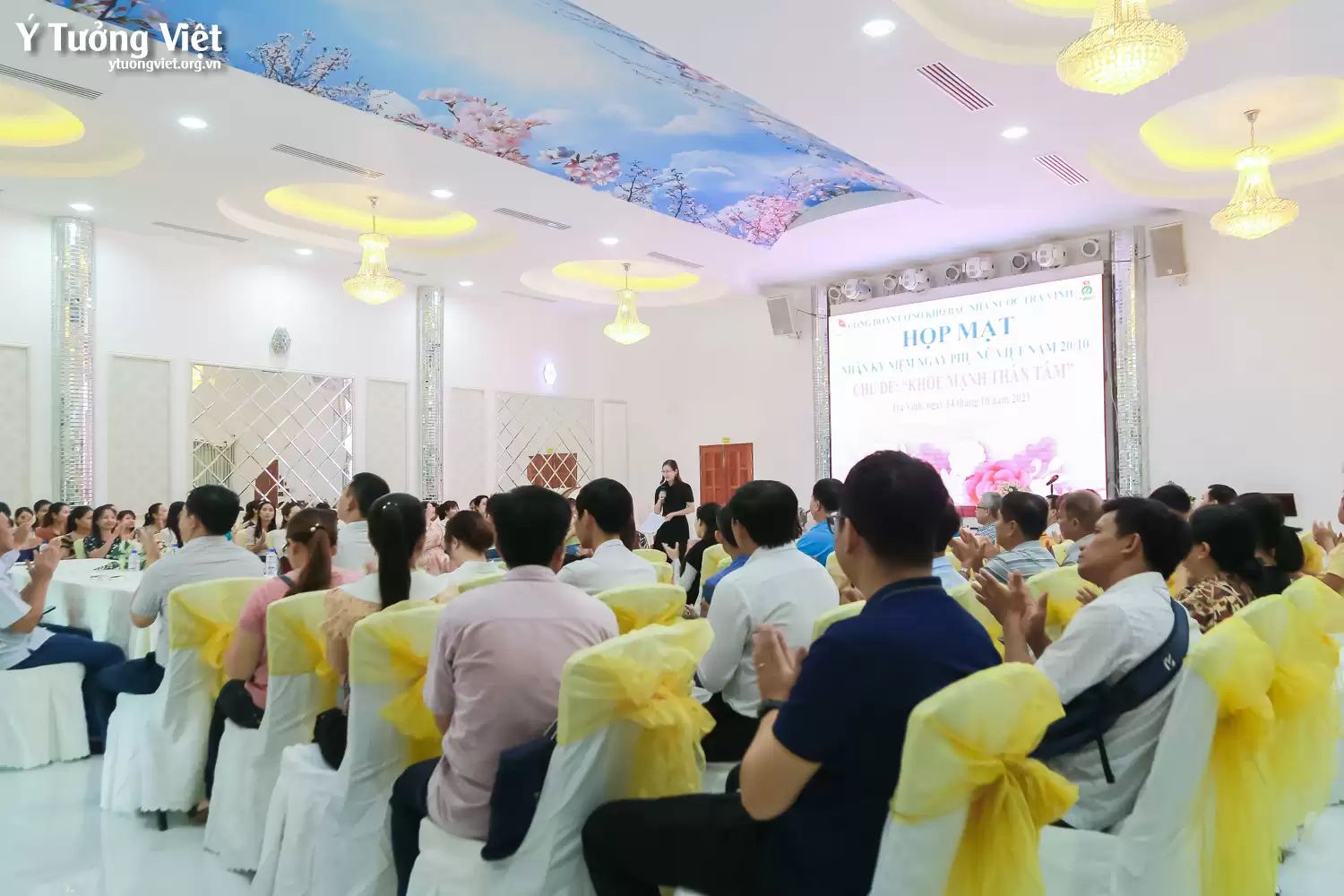 Họp mặt kỷ niệm ngày Phụ nữ Việt Nam, Công đoàn cơ sở Kho Bạc Nhà Nước Trà Vinh – Lắng nghe những chia sẻ của ThS. Nguyễn Thị Mỹ Hạnh về chủ đề “Khoẻ mạnh thân tâm”