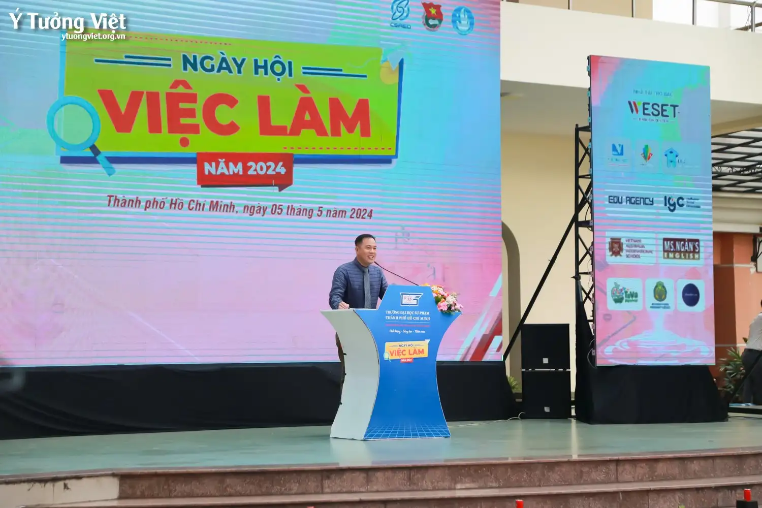 Chủ nhật đáng nhớ cùng Ngày hội việc làm HCMUE 2024