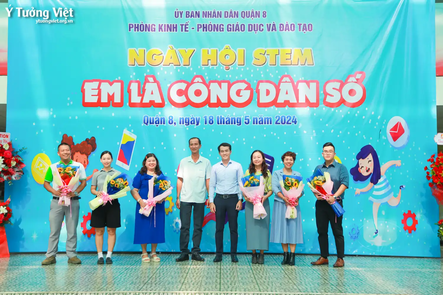 Đồng hành cùng Ngày hội STEM Quận 8 – Em là công dân số