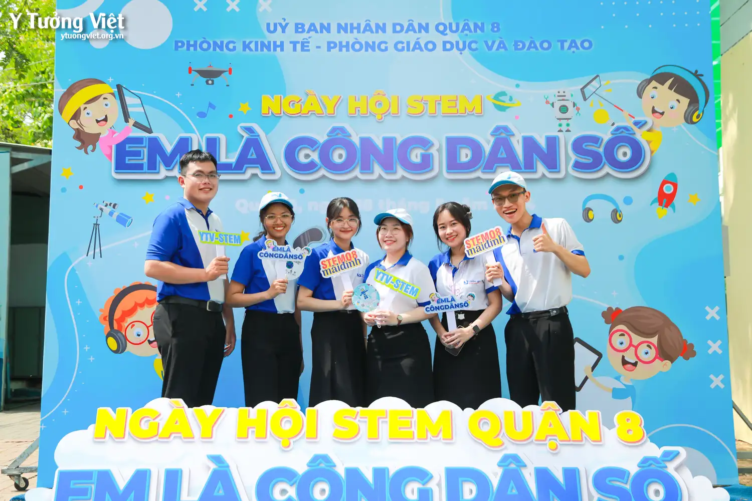 Đồng hành cùng Ngày hội STEM Quận 8 – Em là công dân số