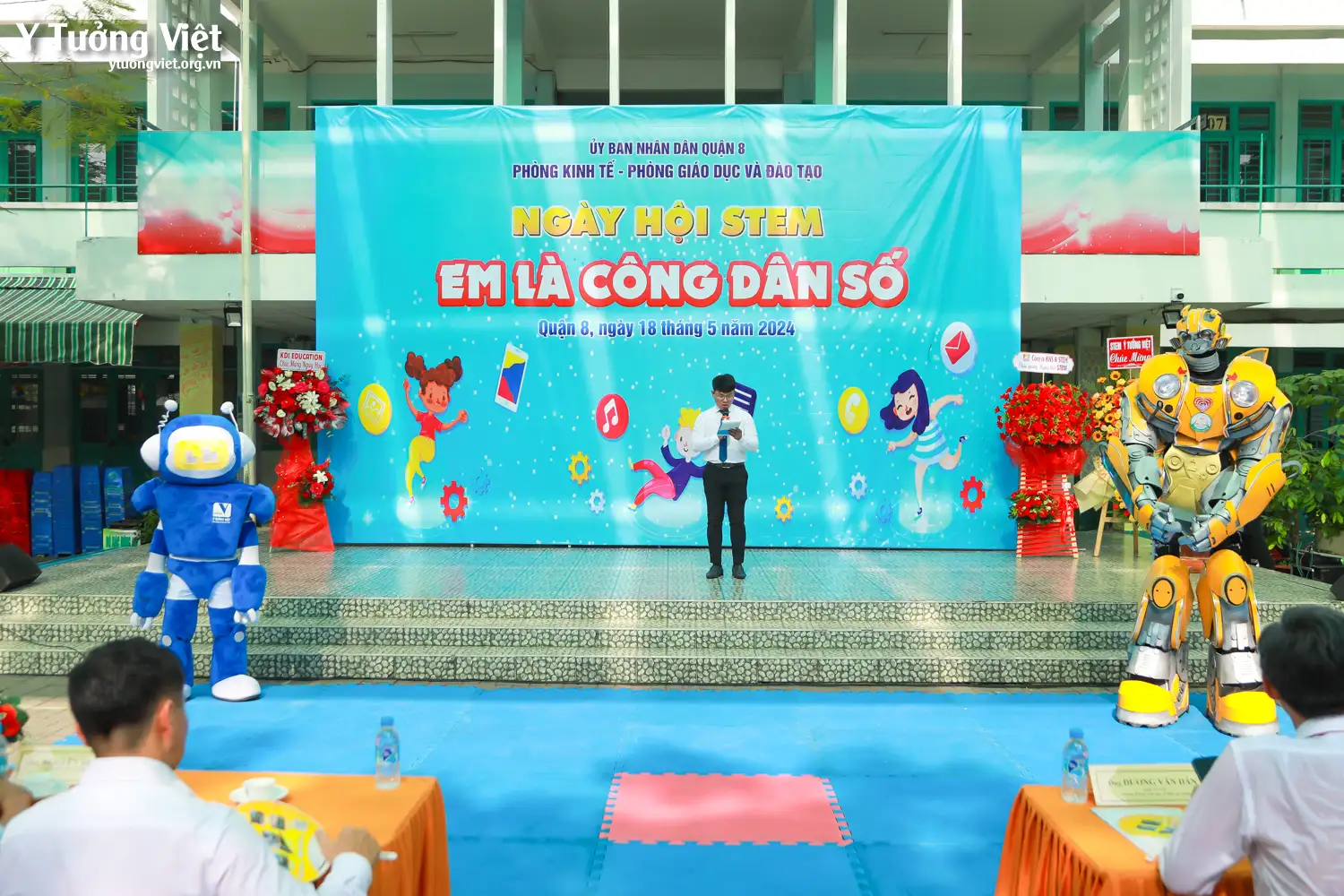 Đồng hành cùng Ngày hội STEM Quận 8 – Em là công dân số