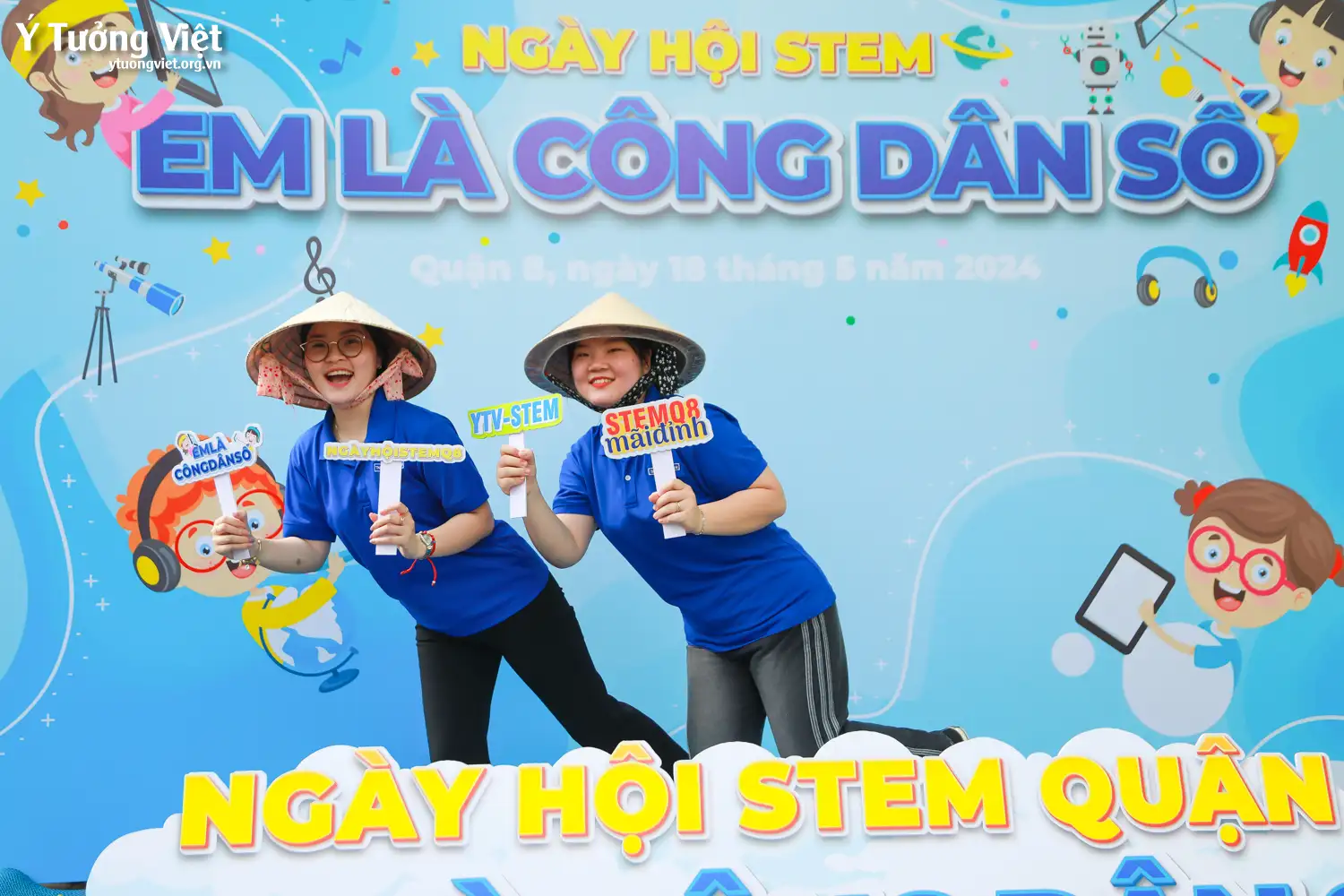 Đồng hành cùng Ngày hội STEM Quận 8 – Em là công dân số