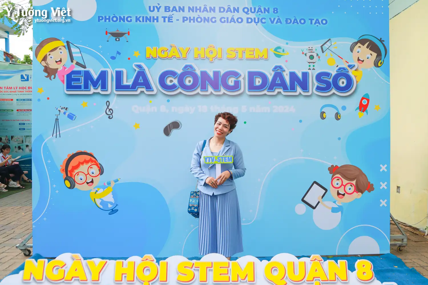 Đồng hành cùng Ngày hội STEM Quận 8 – Em là công dân số