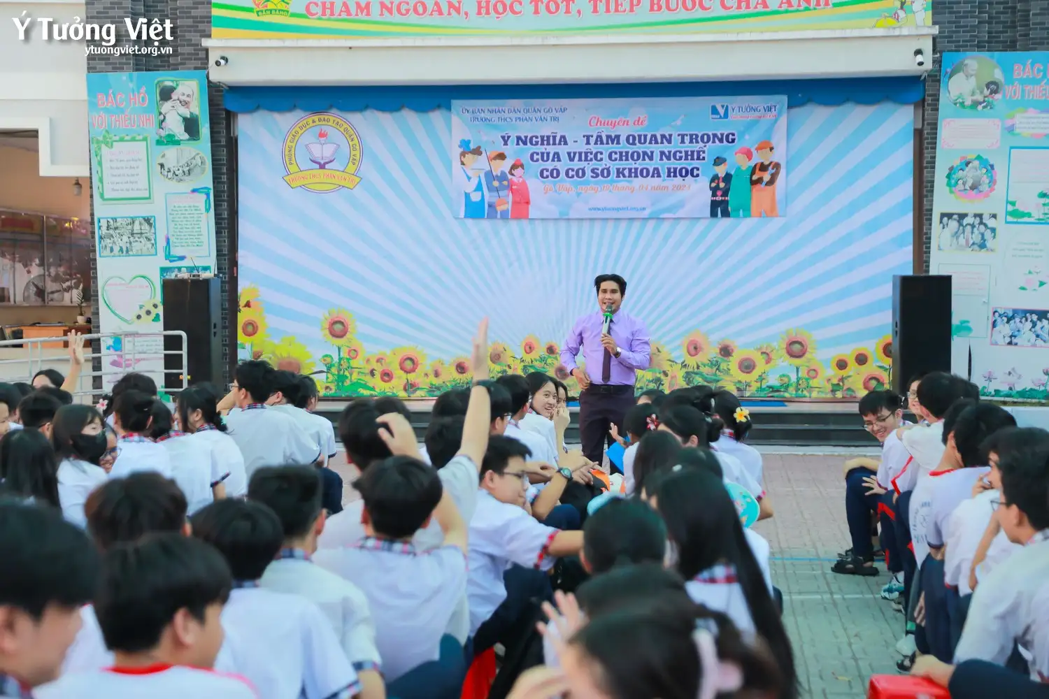 Đồng hành cùng THCS Phan Văn Trị trong chuyên đề “Ý nghĩa – Tầm quan trọng của việc chọn nghề có cơ sở khoa học”