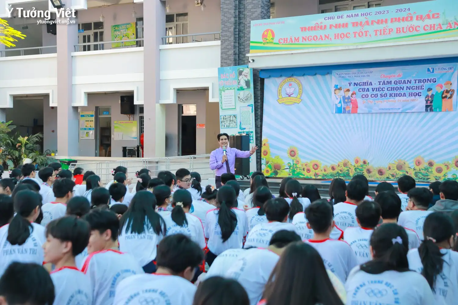 Đồng hành cùng THCS Phan Văn Trị trong chuyên đề “Ý nghĩa – Tầm quan trọng của việc chọn nghề có cơ sở khoa học”