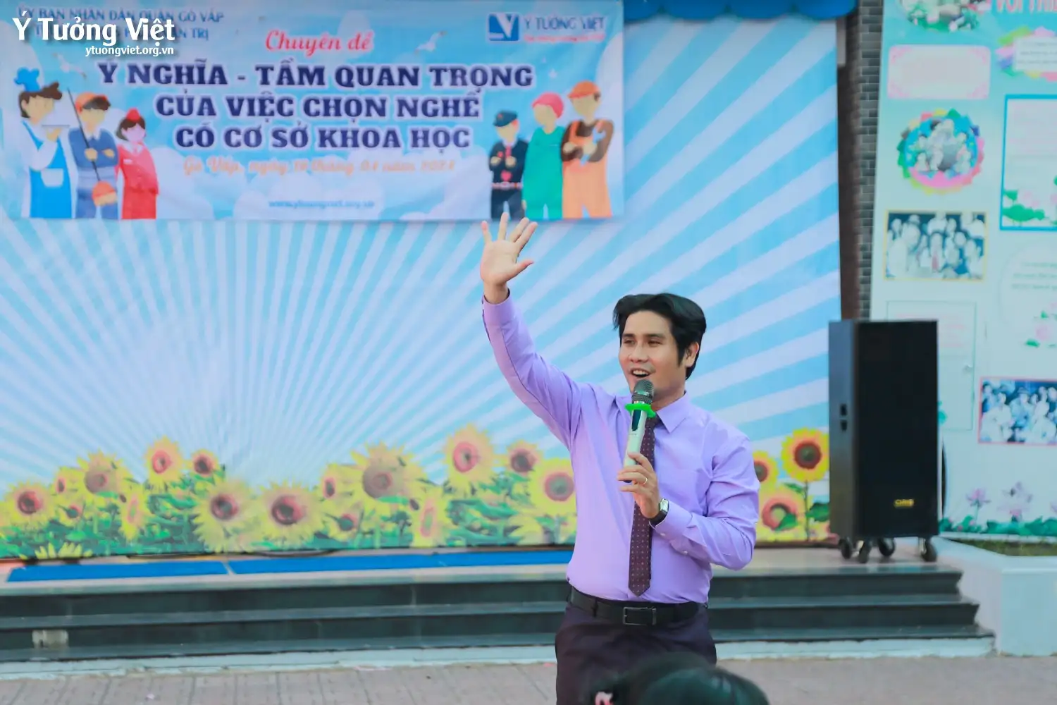 Đồng hành cùng THCS Phan Văn Trị trong chuyên đề “Ý nghĩa – Tầm quan trọng của việc chọn nghề có cơ sở khoa học”