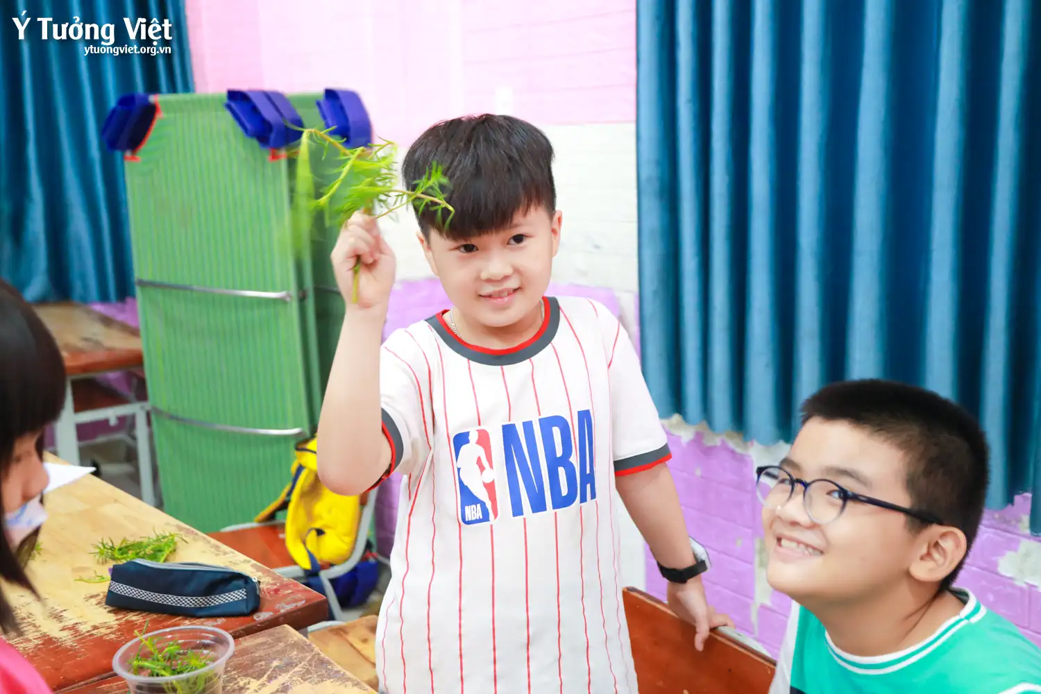 Nhật ký Hè Bản Lĩnh 2024: Lan toả năng lượng xanh, tự tay trồng cây ở giờ học STEAM