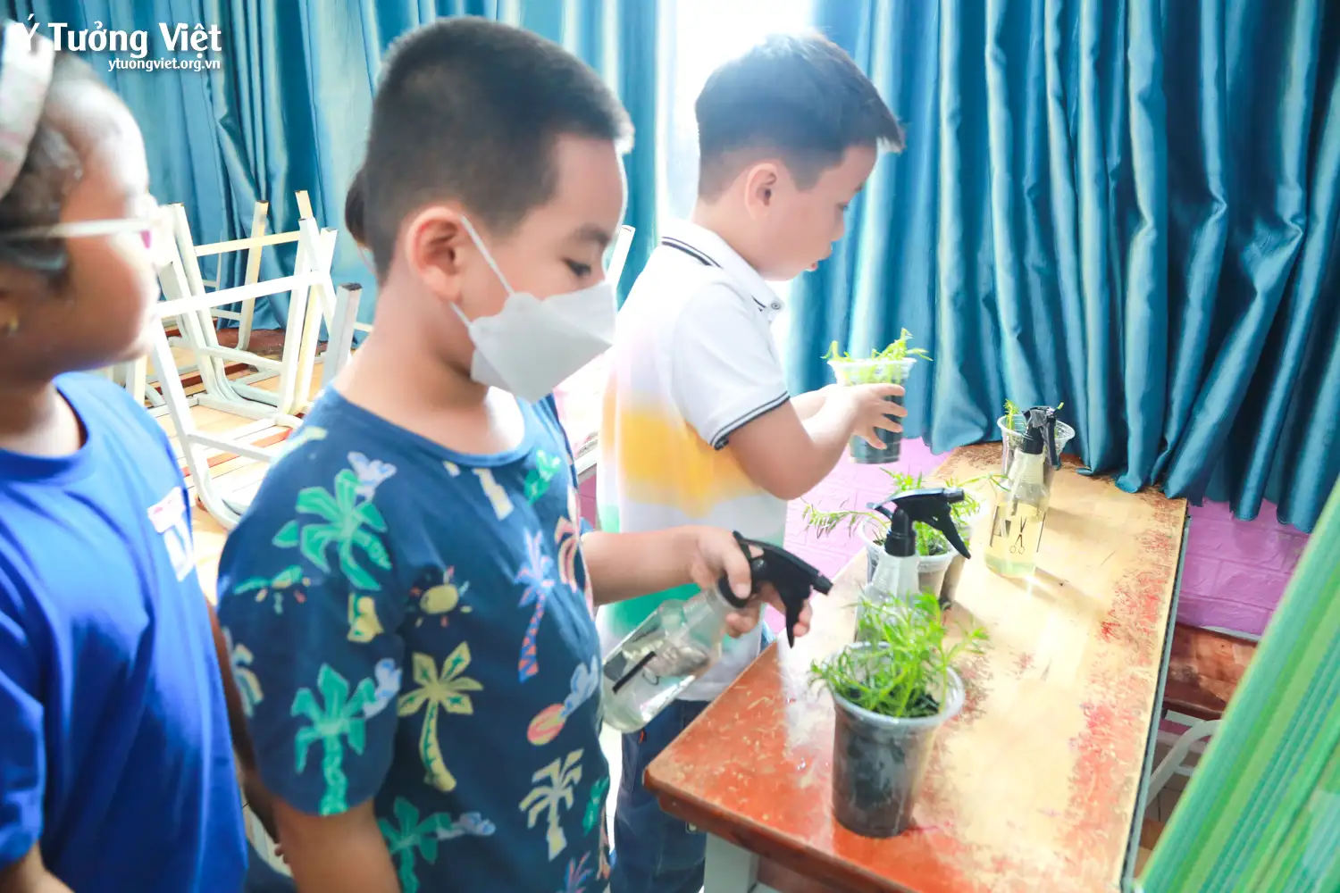 Nhật ký Hè Bản Lĩnh 2024: Lan toả năng lượng xanh, tự tay trồng cây ở giờ học STEAM