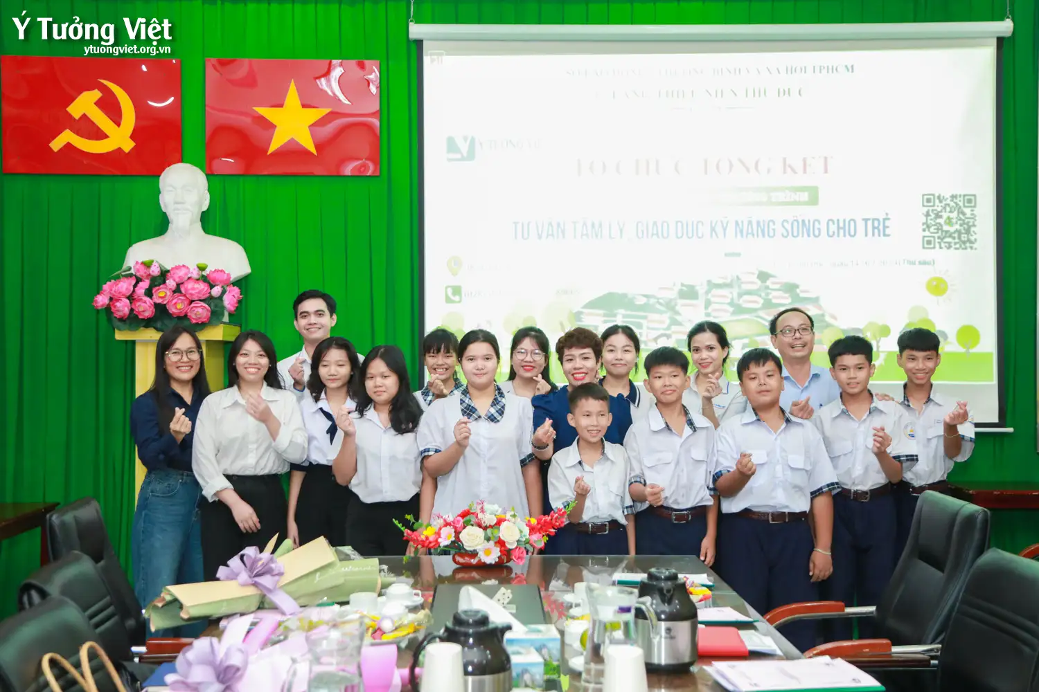Ý TƯỞNG VIỆT – LÀNG THIẾU NIÊN THỦ ĐỨC | Tổng kết chương trình Tư vấn tâm lý – Giáo dục Kỹ năng sống cho trẻ 2023 – 2024 và Ký kết hợp tác giai đoạn 2024 – 2025