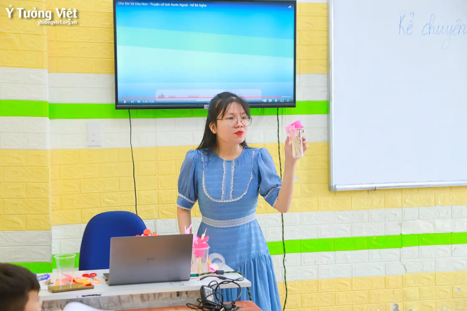 Nhật ký Hè Bản Lĩnh 2024: Bay bổng trong thế giới cổ tích cùng giờ học kể chuyện sáng tạo
