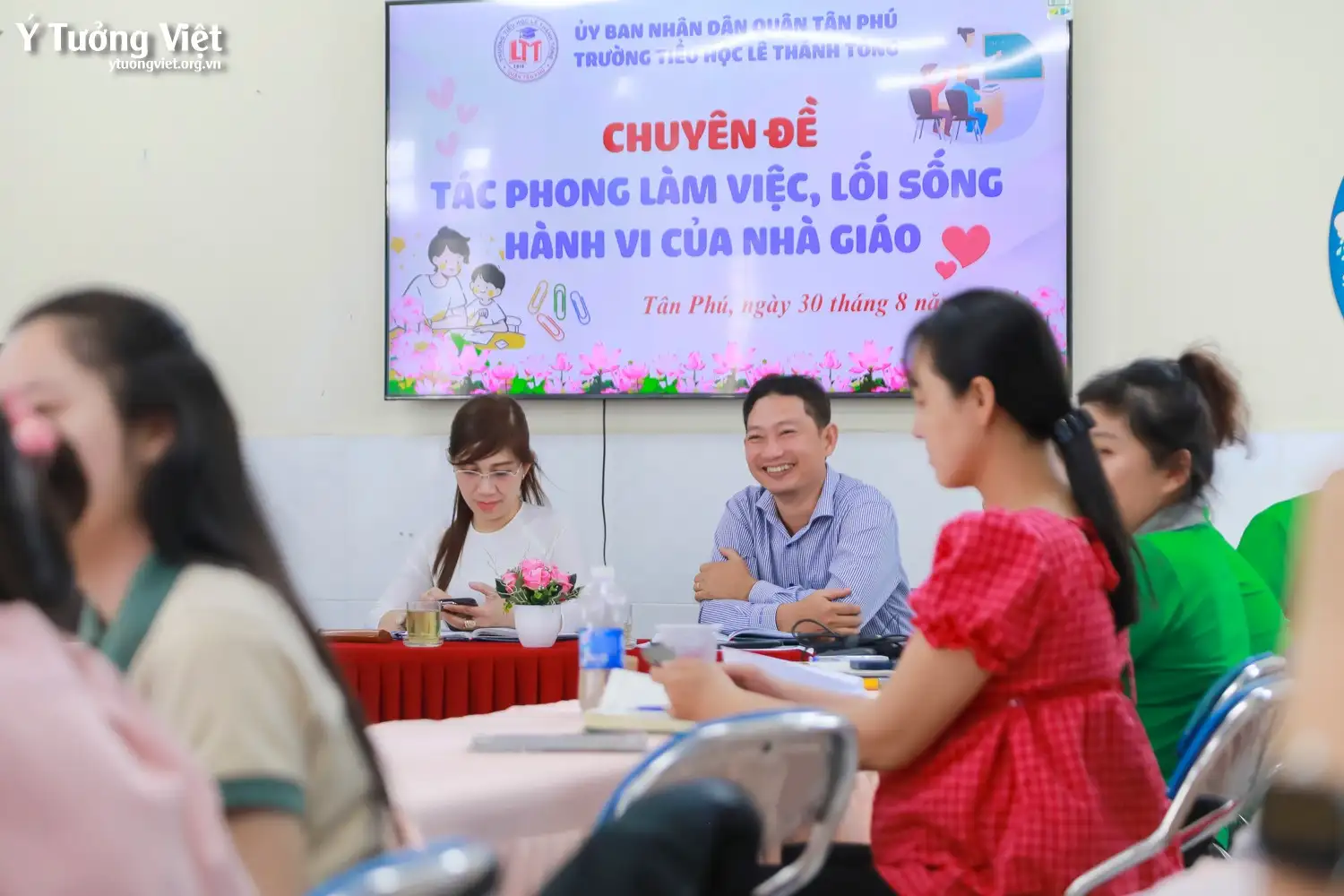 Chào mùa tựu trường 2024 – 2025 | Chuyên đề “Xây dựng tác phong sư phạm trong môi trường trường học hạnh phúc” – Trường TH Lê Thánh Tông