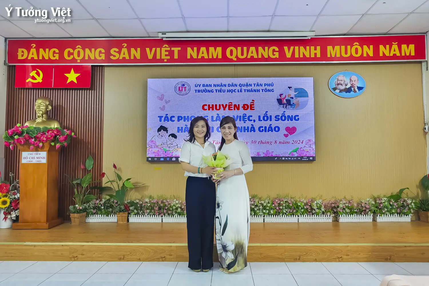 Chào mùa tựu trường 2024 – 2025 | Chuyên đề “Xây dựng tác phong sư phạm trong môi trường trường học hạnh phúc” – Trường TH Lê Thánh Tông