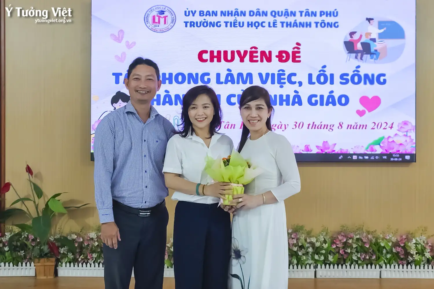 Chào mùa tựu trường 2024 – 2025 | Chuyên đề “Xây dựng tác phong sư phạm trong môi trường trường học hạnh phúc” – Trường TH Lê Thánh Tông