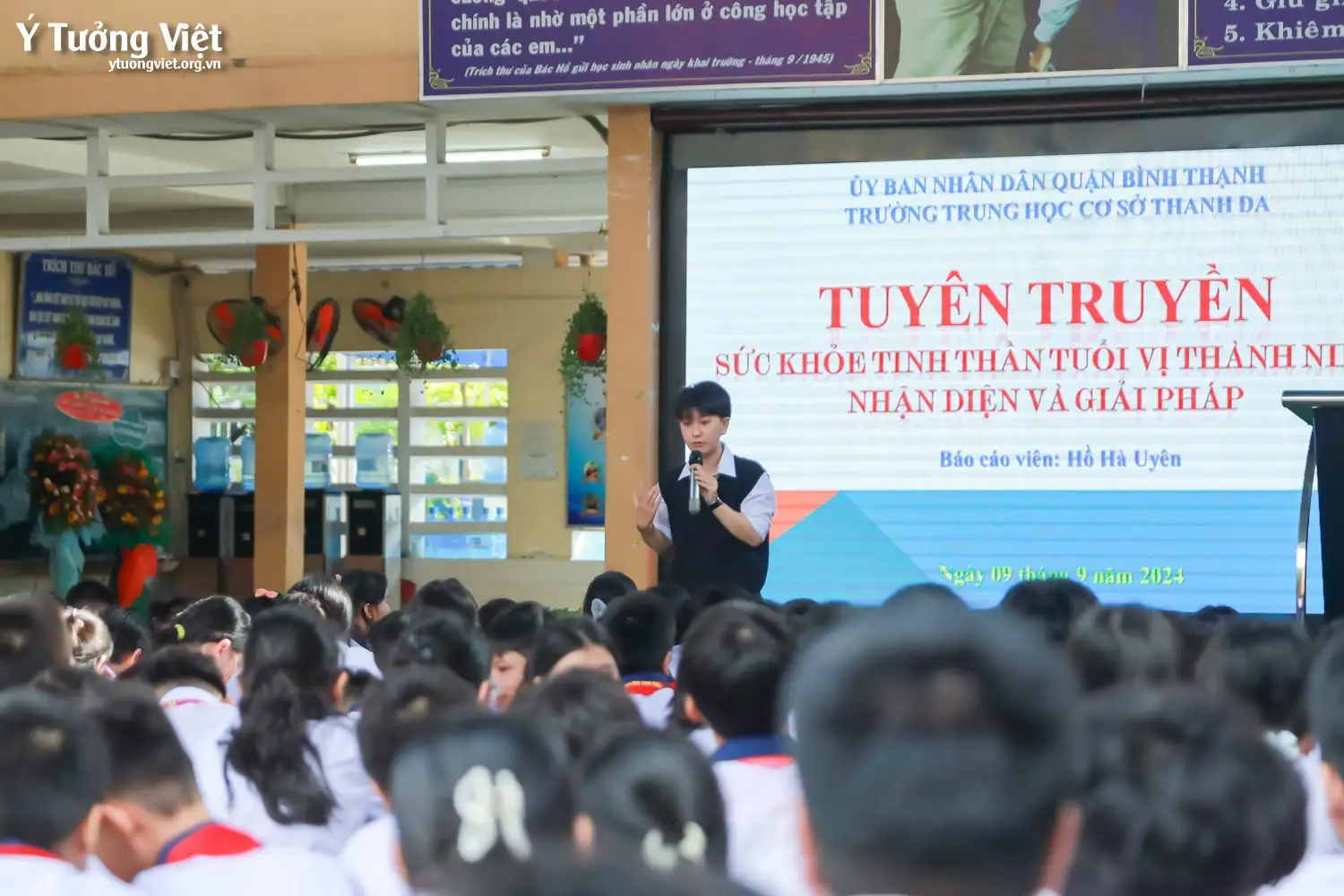 Dự án phát triển Tâm lý học đường 2024 – 2025 | Giới thiệu phòng Tâm lý học đường trường THCS Thanh Đa, THCS Nguyễn Du – Chuyên đề “Sức khoẻ tinh thần – Nhận diện và giải pháp”