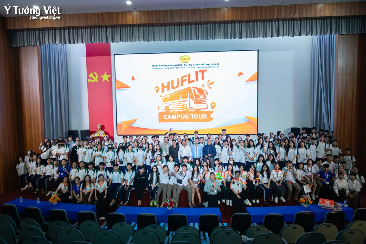 Đồng hành cùng trường ĐH Huflit và hơn 300 bạn học sinh THCS – THPT Diên Hồng với các chuyên đề “Vượt qua Stress – Chiến thắng chính mình” và ” Quản lý thời gian hiệu quả”
