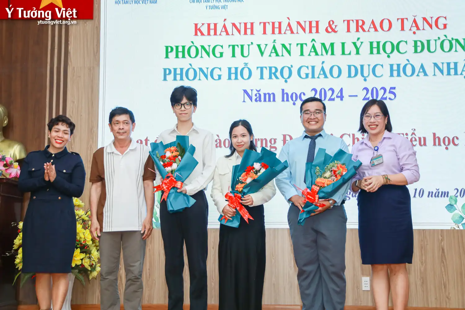Dự án phát triển Tâm lý học đường 2024 – 2025 | Lễ khánh thành & trao tặng phòng Tâm lý học đường trường TH Hiệp Tân