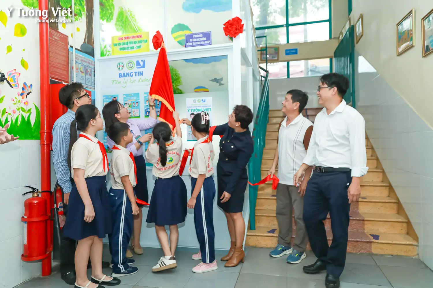 Dự án phát triển Tâm lý học đường 2024 – 2025 | Lễ khánh thành & trao tặng phòng Tâm lý học đường trường TH Hiệp Tân
