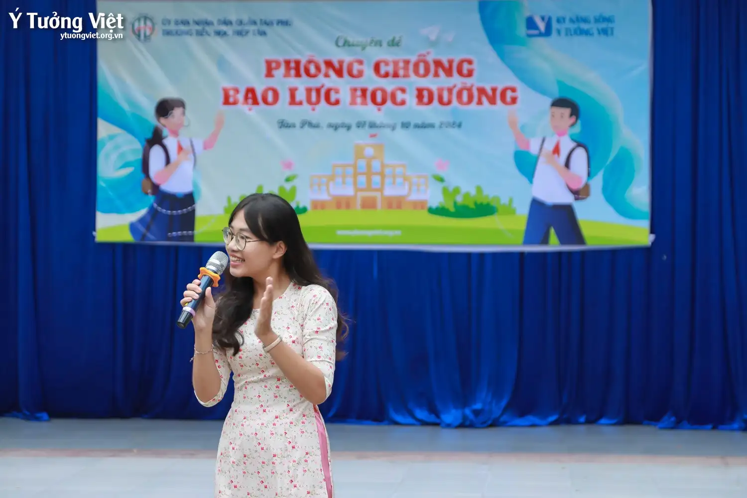 Nói “không” với bạo lực học đường cùng trường TH Hiệp Tân