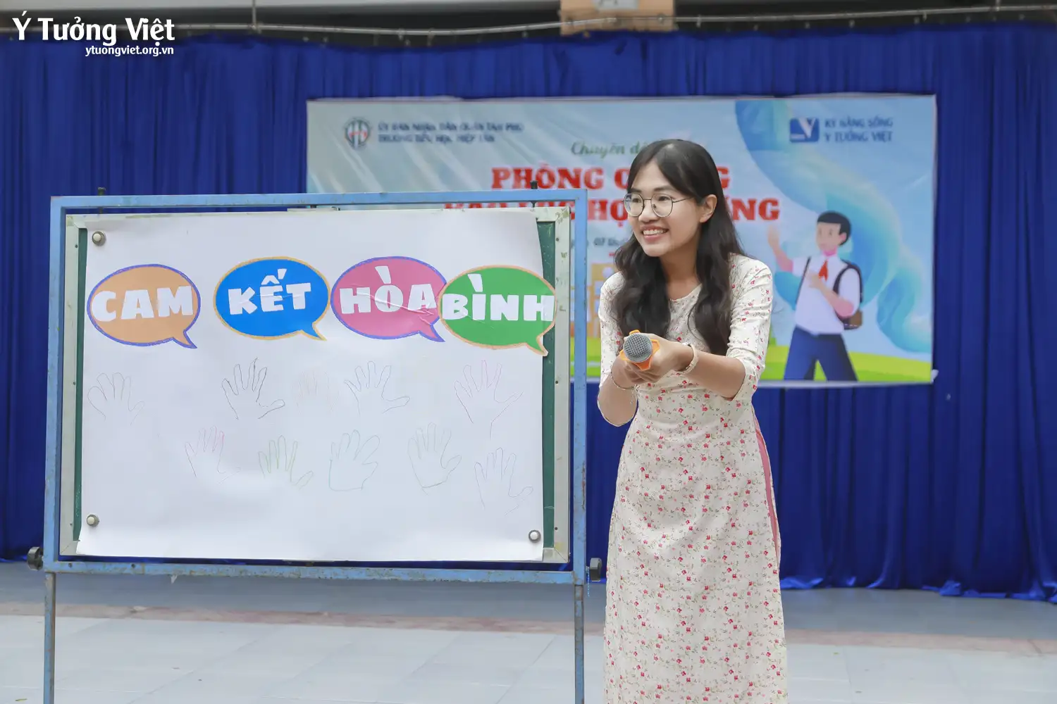 Nói “không” với bạo lực học đường cùng trường TH Hiệp Tân