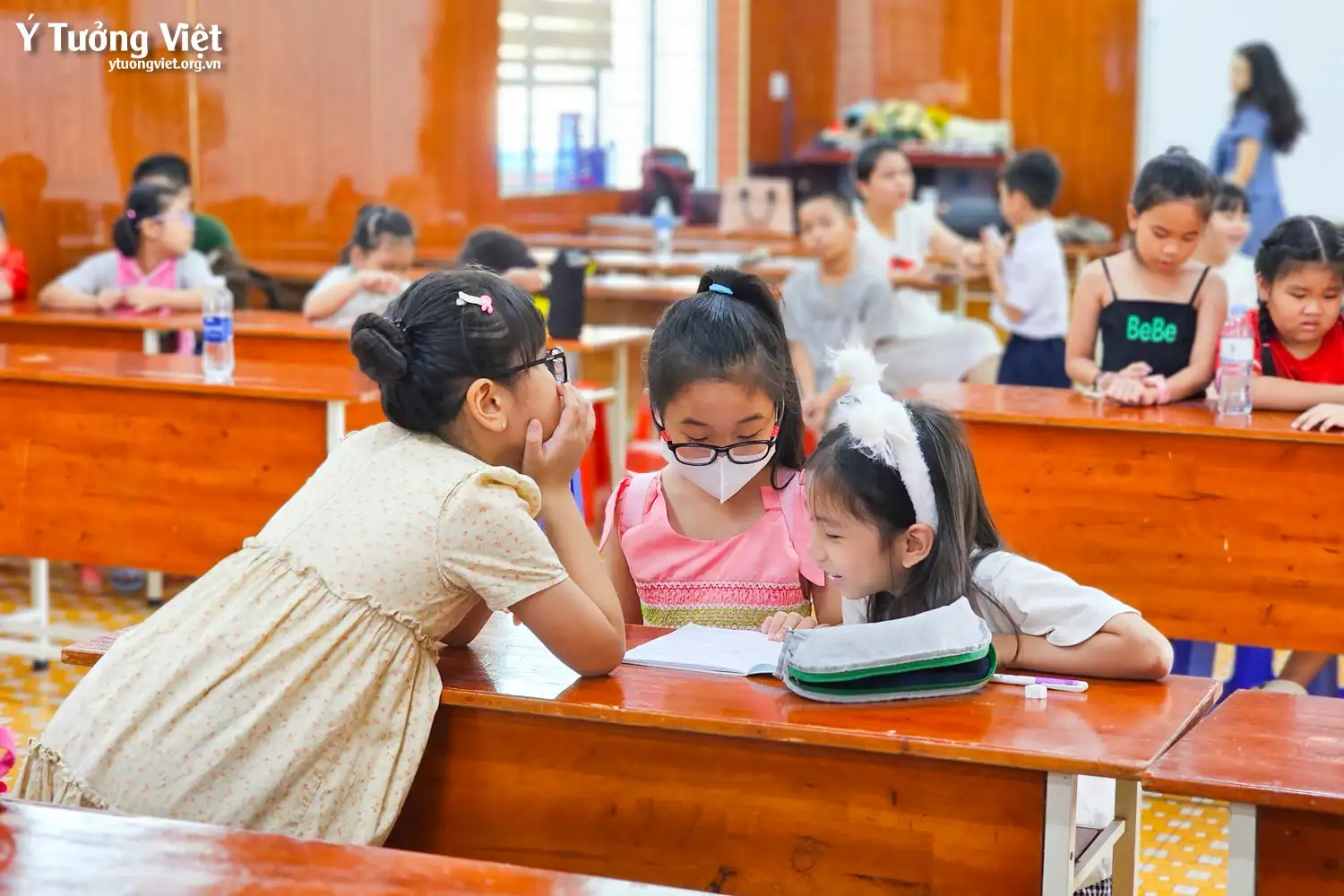 Tập huấn hội thi “Tìm kiếm tài năng MC Nhí trường TH Phan Chu Trinh năm học 2024 – 2025”