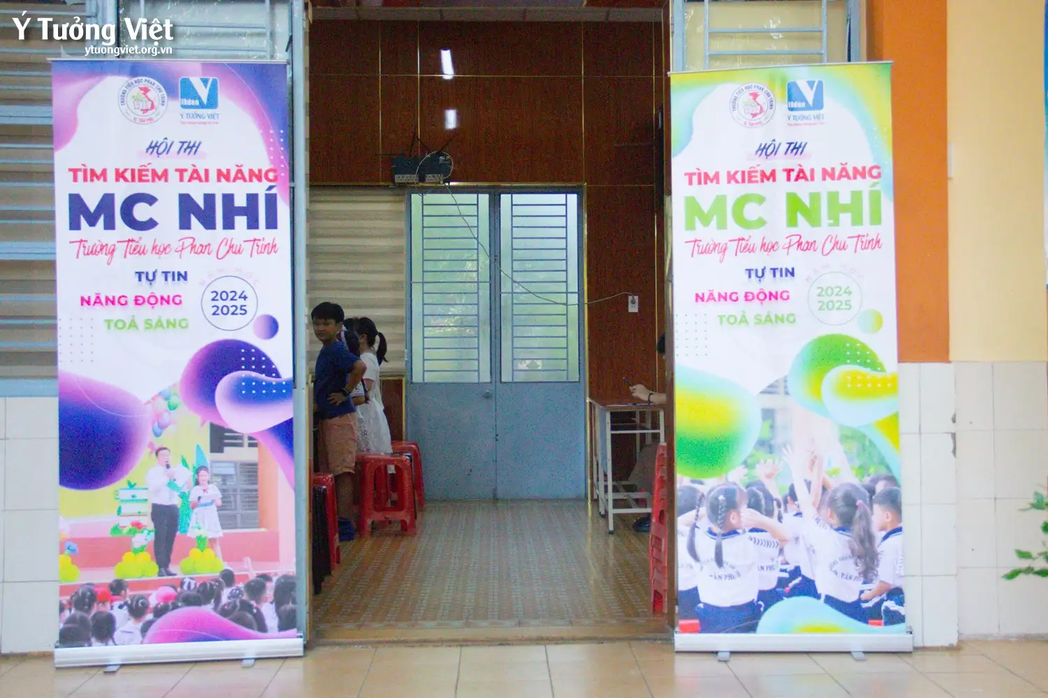 Tập huấn hội thi “Tìm kiếm tài năng MC Nhí trường TH Phan Chu Trinh năm học 2024 – 2025”