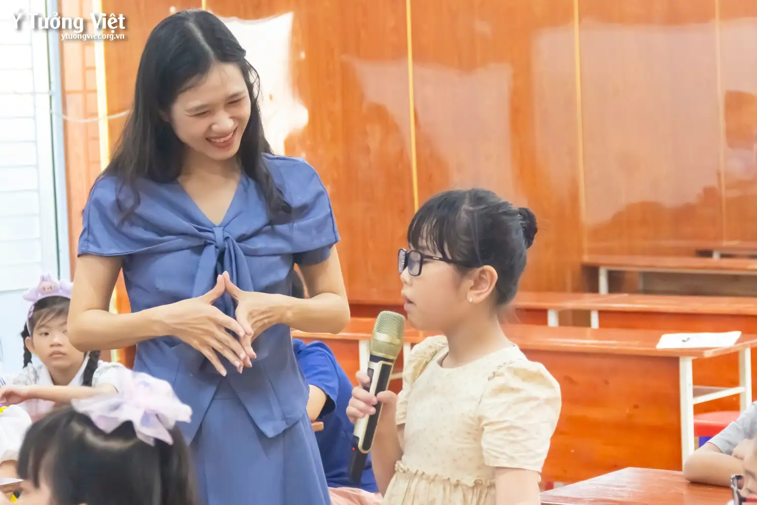Tập huấn hội thi “Tìm kiếm tài năng MC Nhí trường TH Phan Chu Trinh năm học 2024 – 2025”