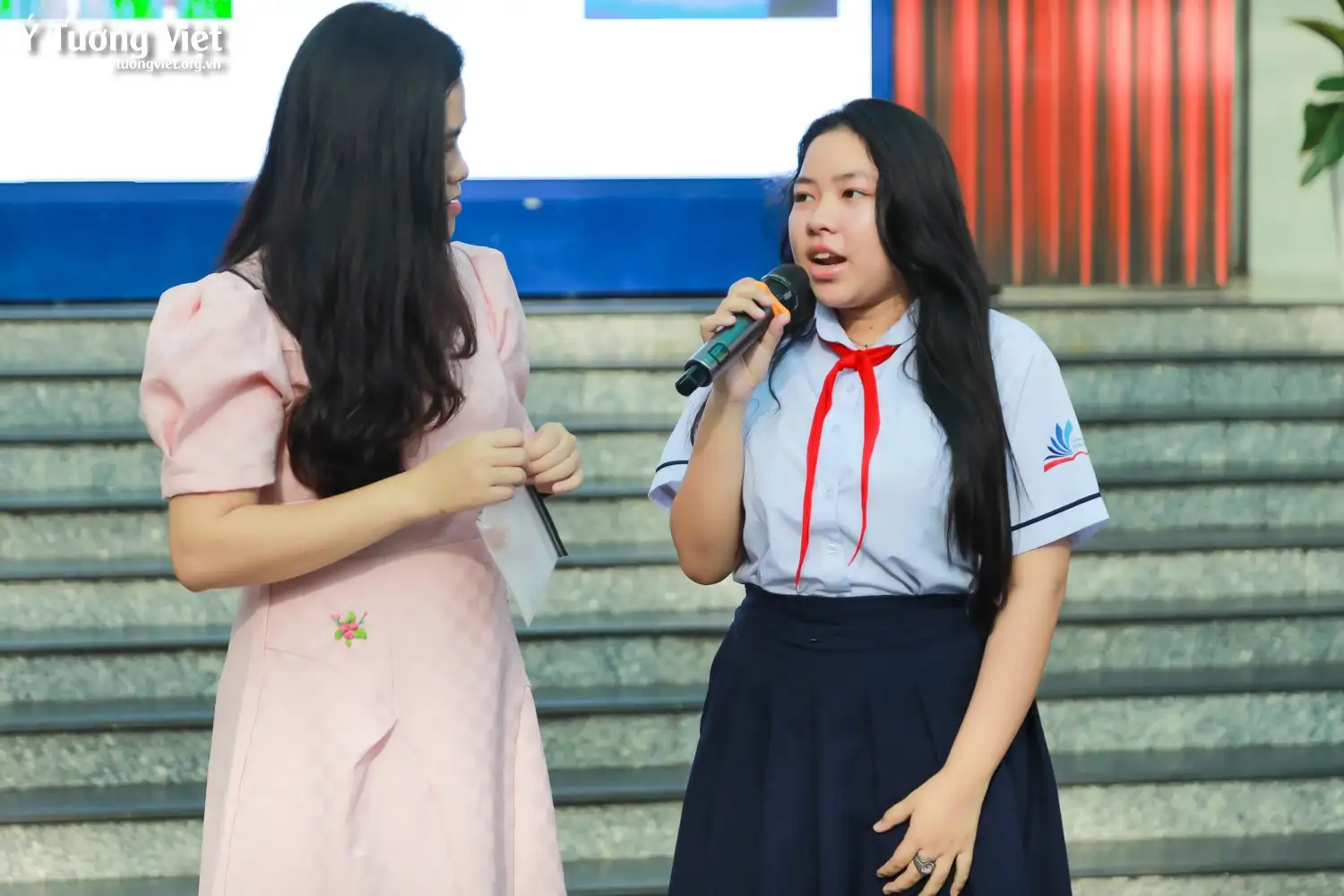 Viết nên câu chuyện của tương lai cùng các bạn học sinh THCS Tôn Thất Tùng trong Toạ đàm “Con đường phát triển bản thân”
