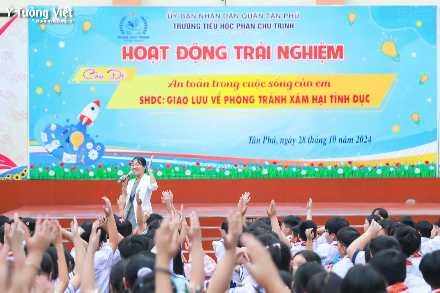 Đồng hành cùng trường TH Phan Chu Trinh trong chuyên đề “Giao lưu và phòng tránh xâm hại tình dục”