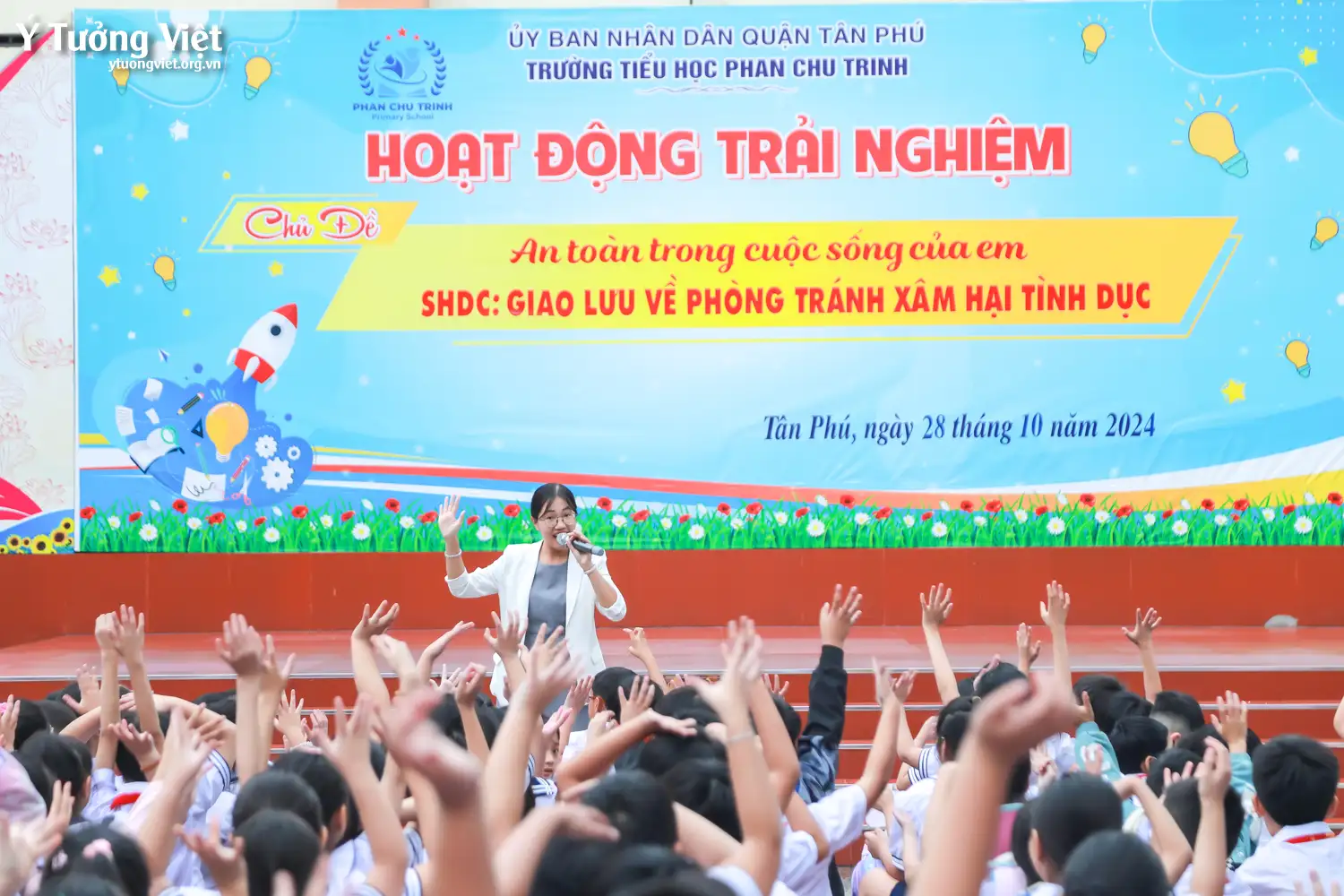 Đồng hành cùng trường TH Phan Chu Trinh trong chuyên đề “Giao lưu và phòng tránh xâm hại tình dục”