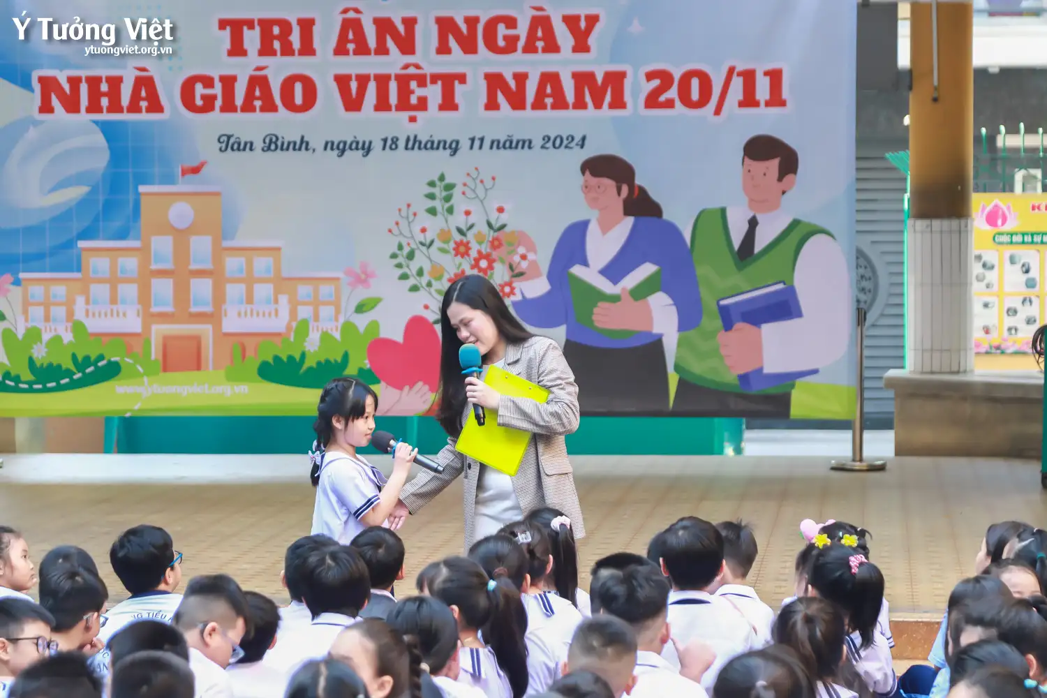 Mừng ngày Nhà giáo – Chào tháng tri ân | Chuyên đề “Tri ân ngày Nhà giáo Việt Nam 20.11” – Trường TH Lạc Long Quân