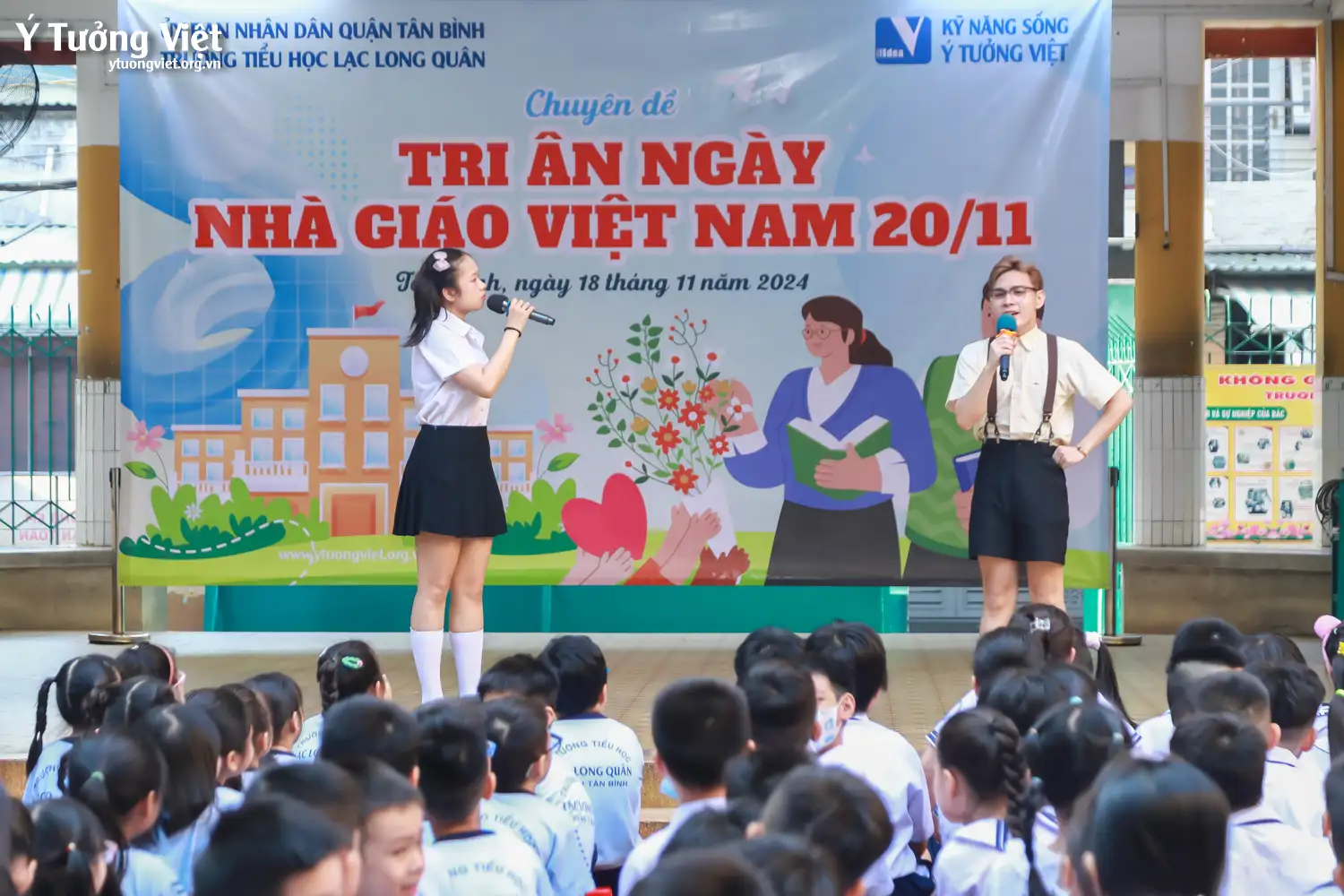 Mừng ngày Nhà giáo – Chào tháng tri ân | Chuyên đề “Tri ân ngày Nhà giáo Việt Nam 20.11” – Trường TH Lạc Long Quân