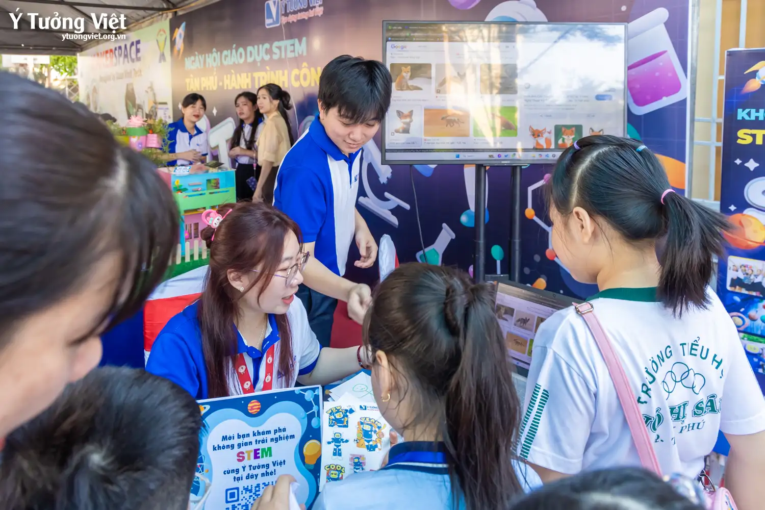 Ngày hội STEM Quận Tân Phú năm 2024: Hành trình công dân số – Hành trình của tương lai