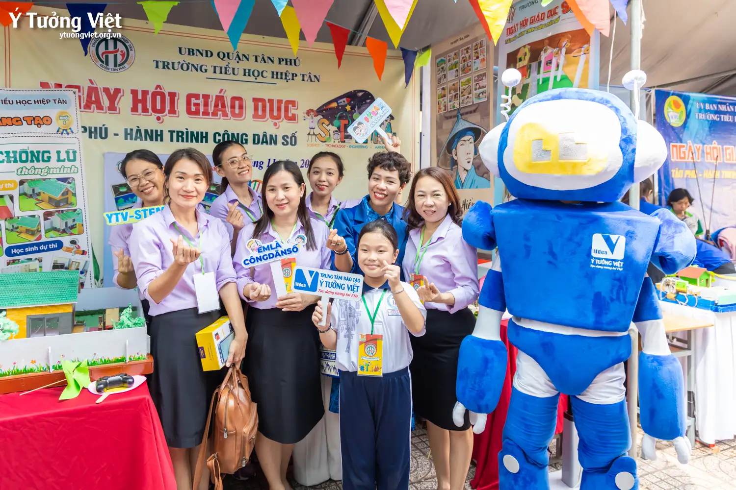 Ngày hội STEM Quận Tân Phú năm 2024: Hành trình công dân số – Hành trình của tương lai