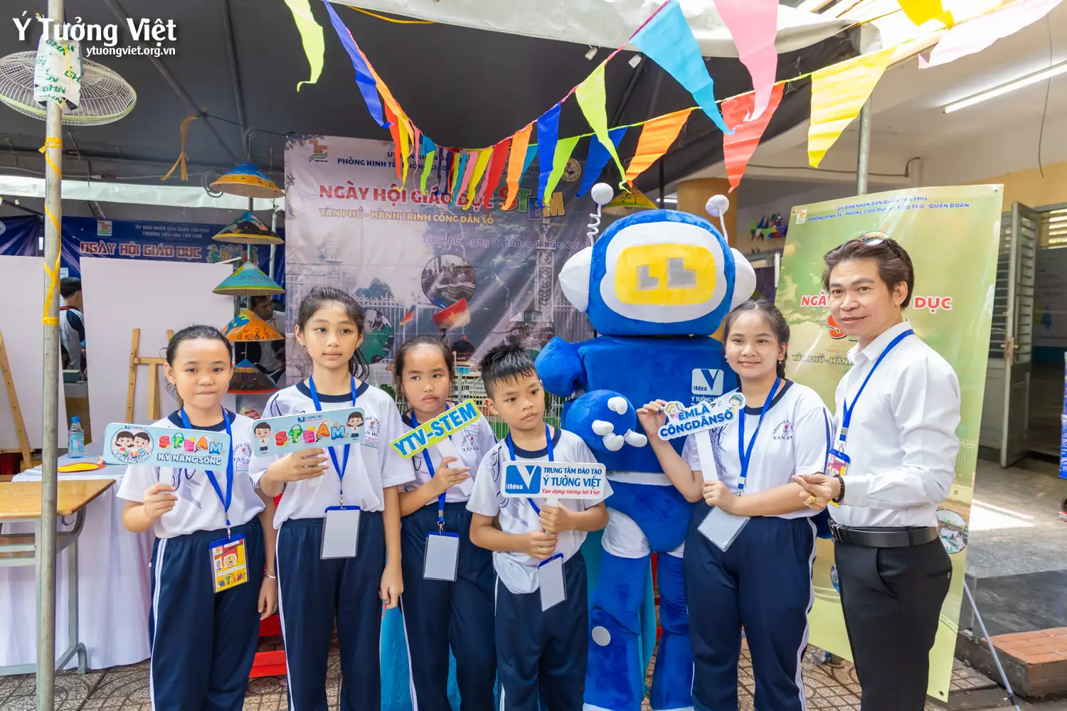 Ngày hội STEM Quận Tân Phú năm 2024: Hành trình công dân số – Hành trình của tương lai