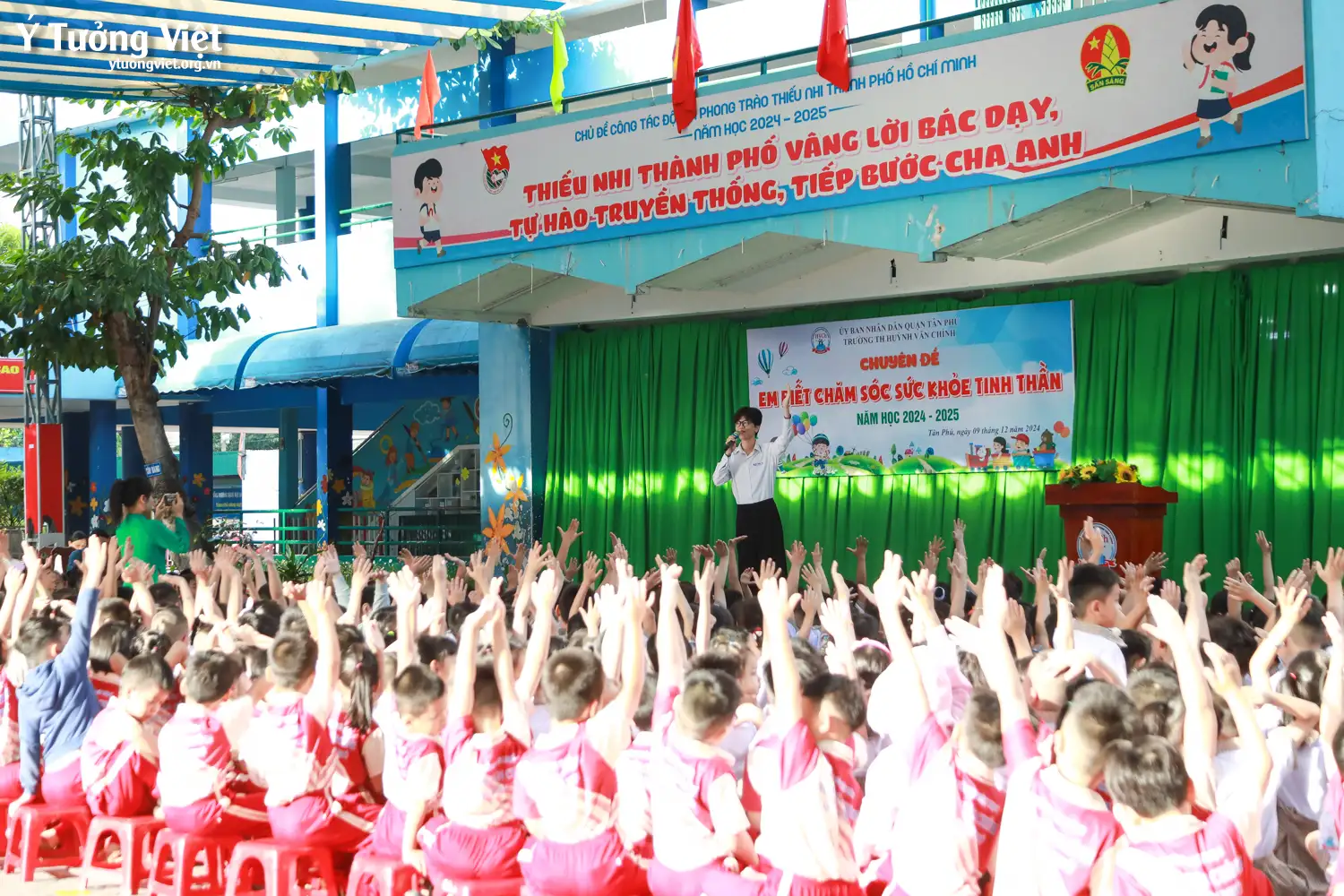 Dự án phát triển Tâm lý học đường 2024 – 2025 | Chuyên đề “Chăm sóc sức khoẻ tinh thần cho học sinh tiểu học: Nhận diện và giải pháp” – Trường TH Huỳnh Văn Chính