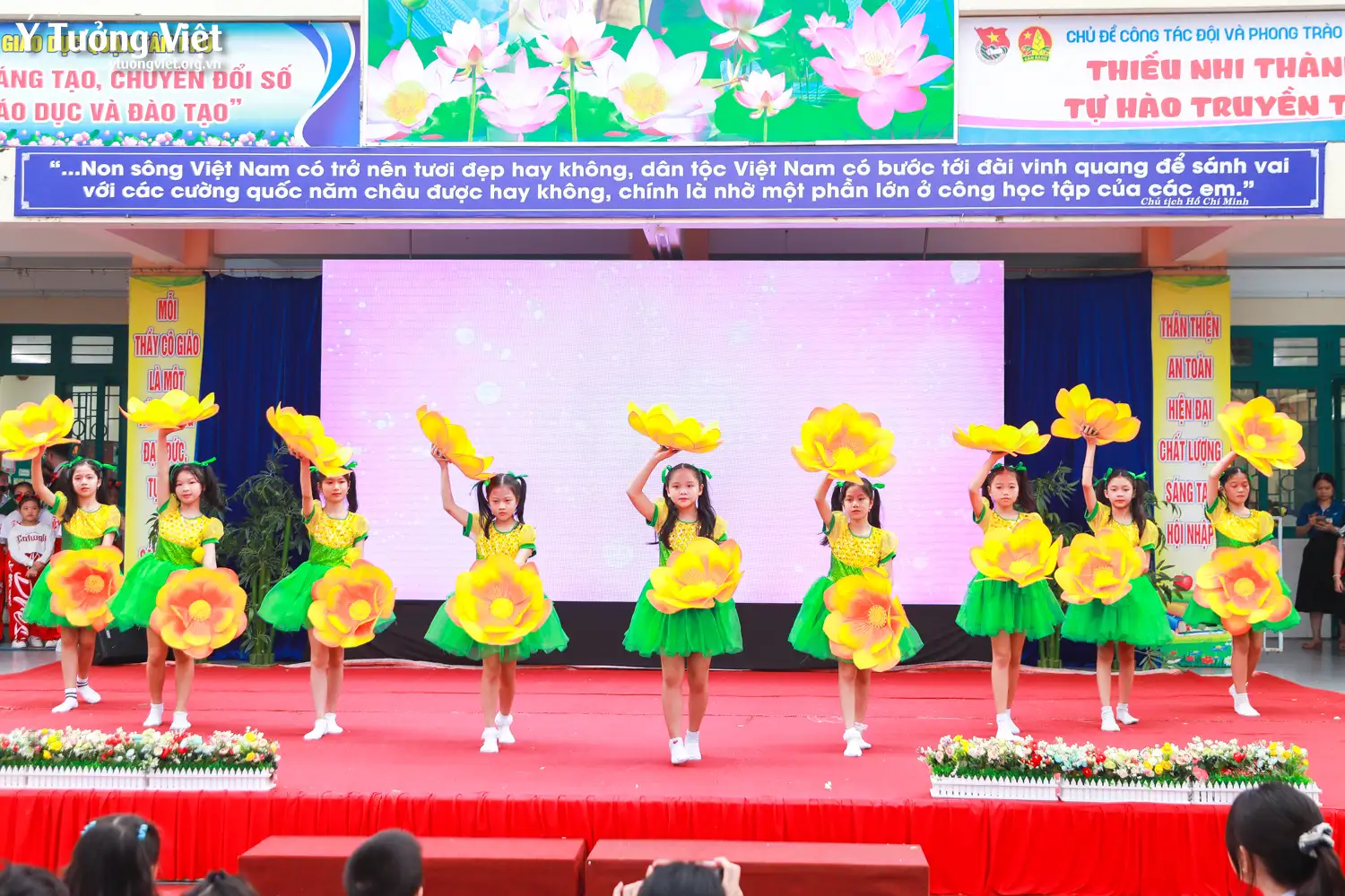 Mang Không gian trải nghiệm STEAM & Kỹ năng sống đến cùng ngày hội Trường TH Hiệp Tân