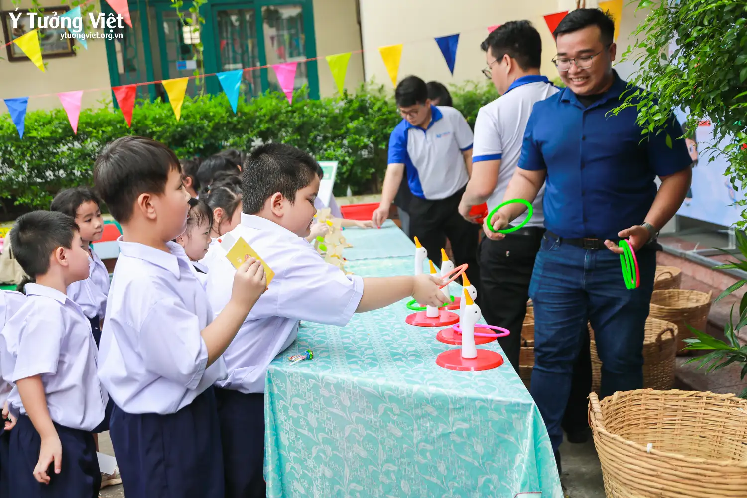 Mang Không gian trải nghiệm STEAM & Kỹ năng sống đến cùng ngày hội Trường TH Hiệp Tân