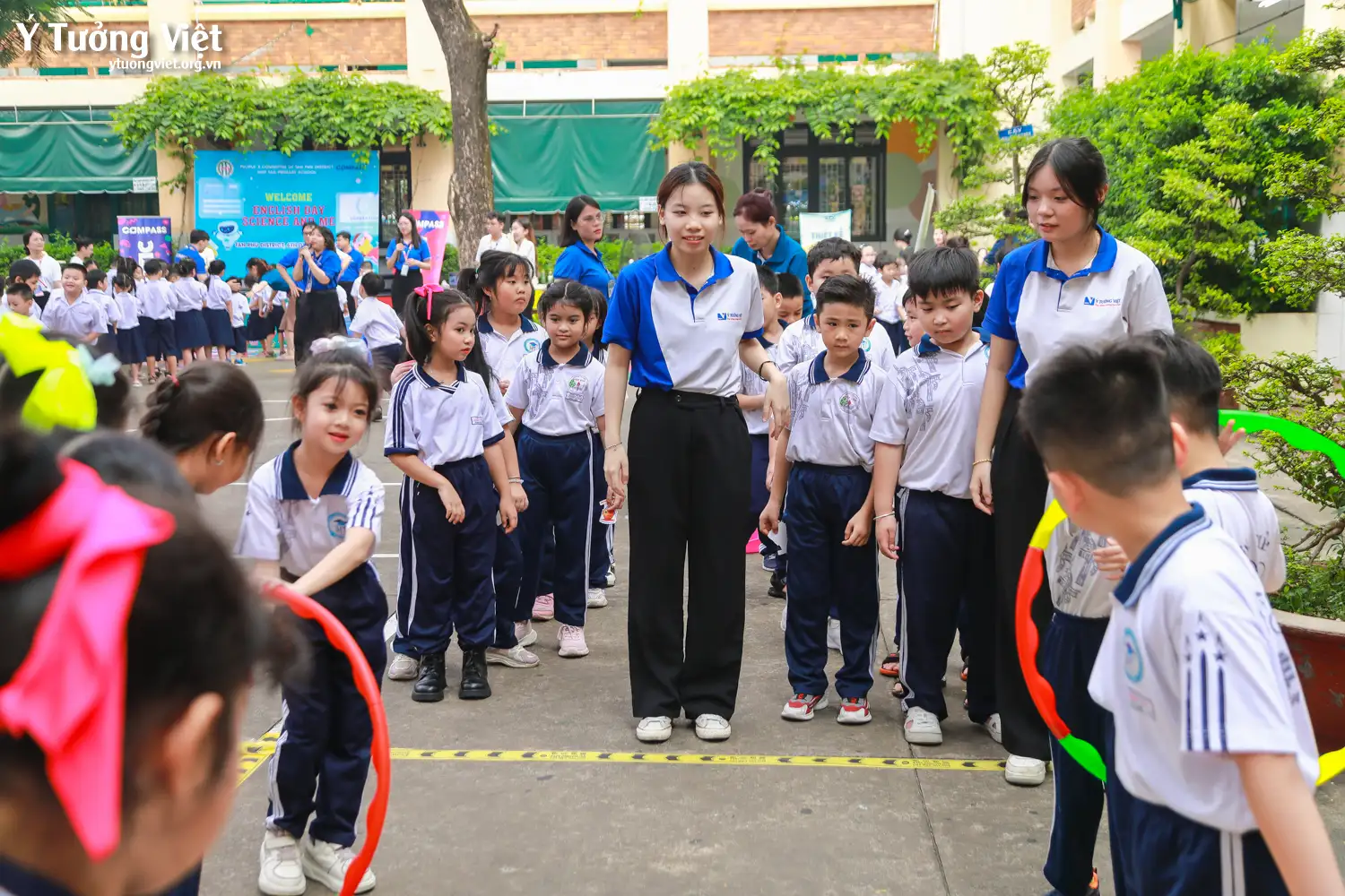 Mang Không gian trải nghiệm STEAM & Kỹ năng sống đến cùng ngày hội Trường TH Hiệp Tân