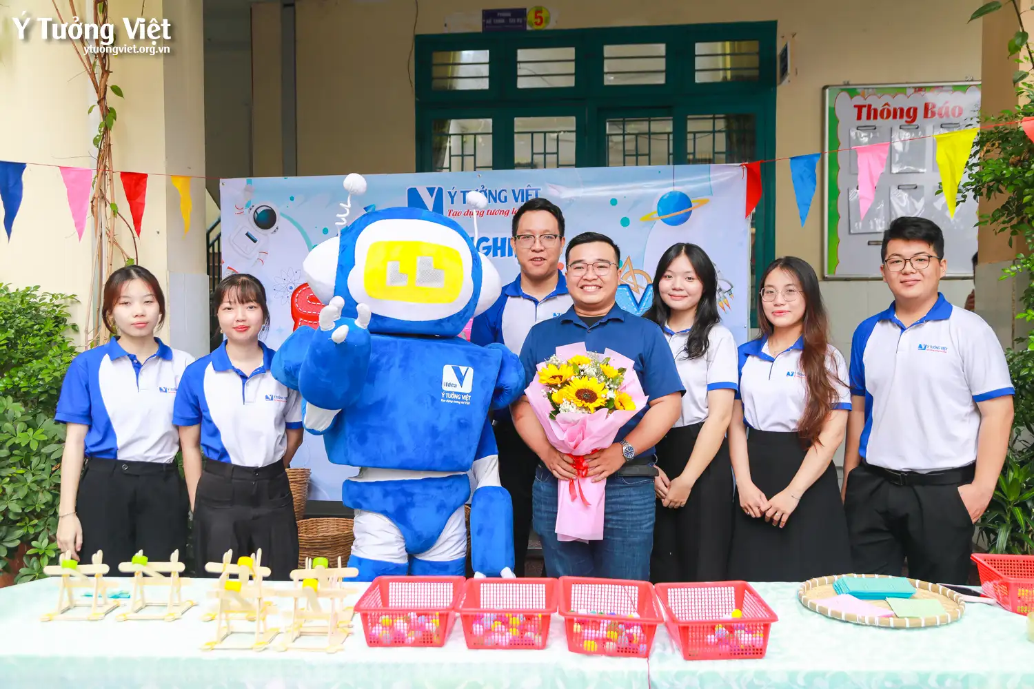 Mang Không gian trải nghiệm STEAM & Kỹ năng sống đến cùng ngày hội Trường TH Hiệp Tân