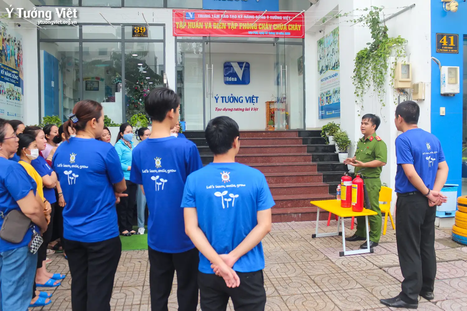 Tăng cường tập huấn kỹ năng “Phòng cháy chữa cháy” tại các cơ sở thuộc hệ thống giáo dục Ý Tưởng Việt