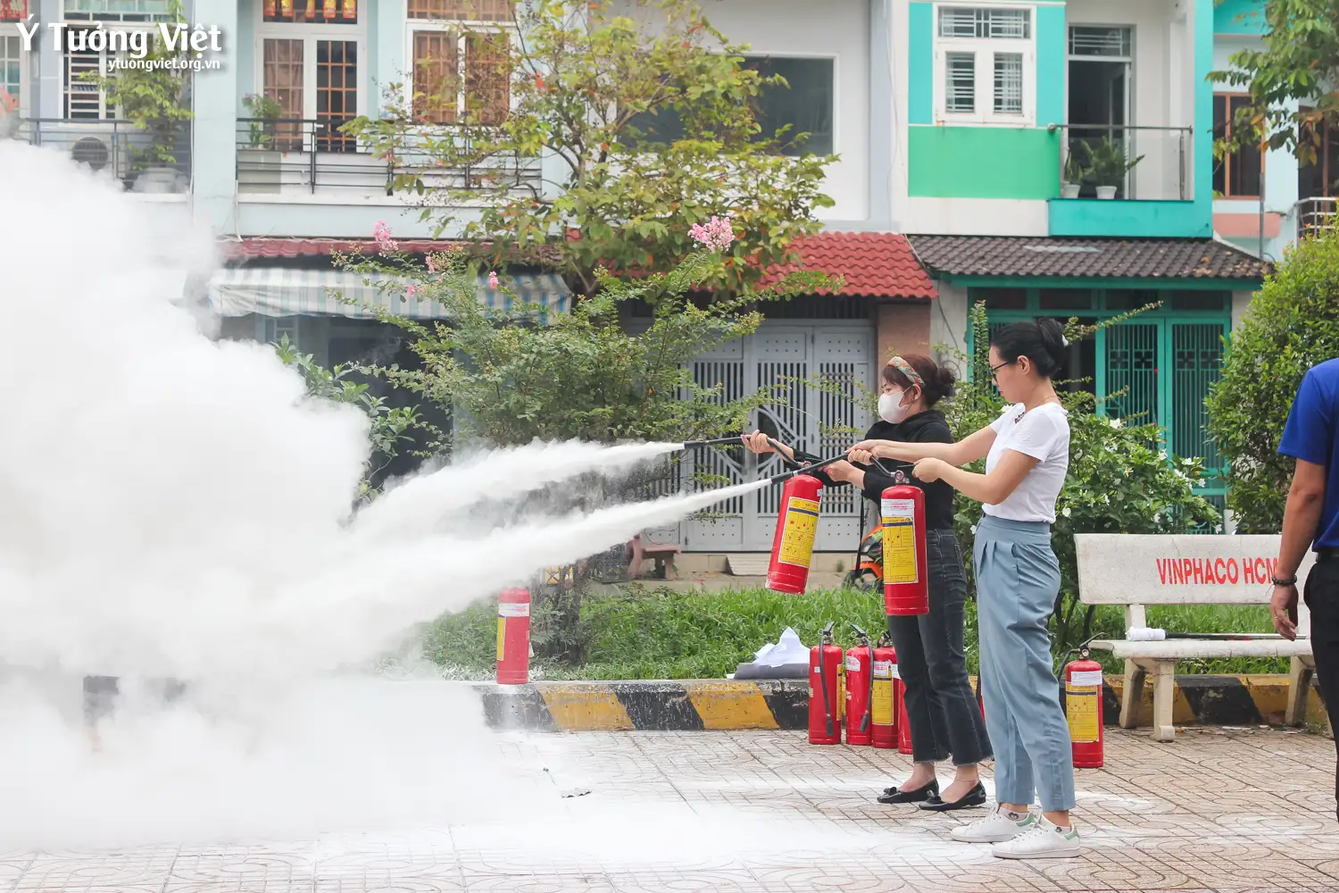 Tăng cường tập huấn kỹ năng “Phòng cháy chữa cháy” tại các cơ sở thuộc hệ thống giáo dục Ý Tưởng Việt