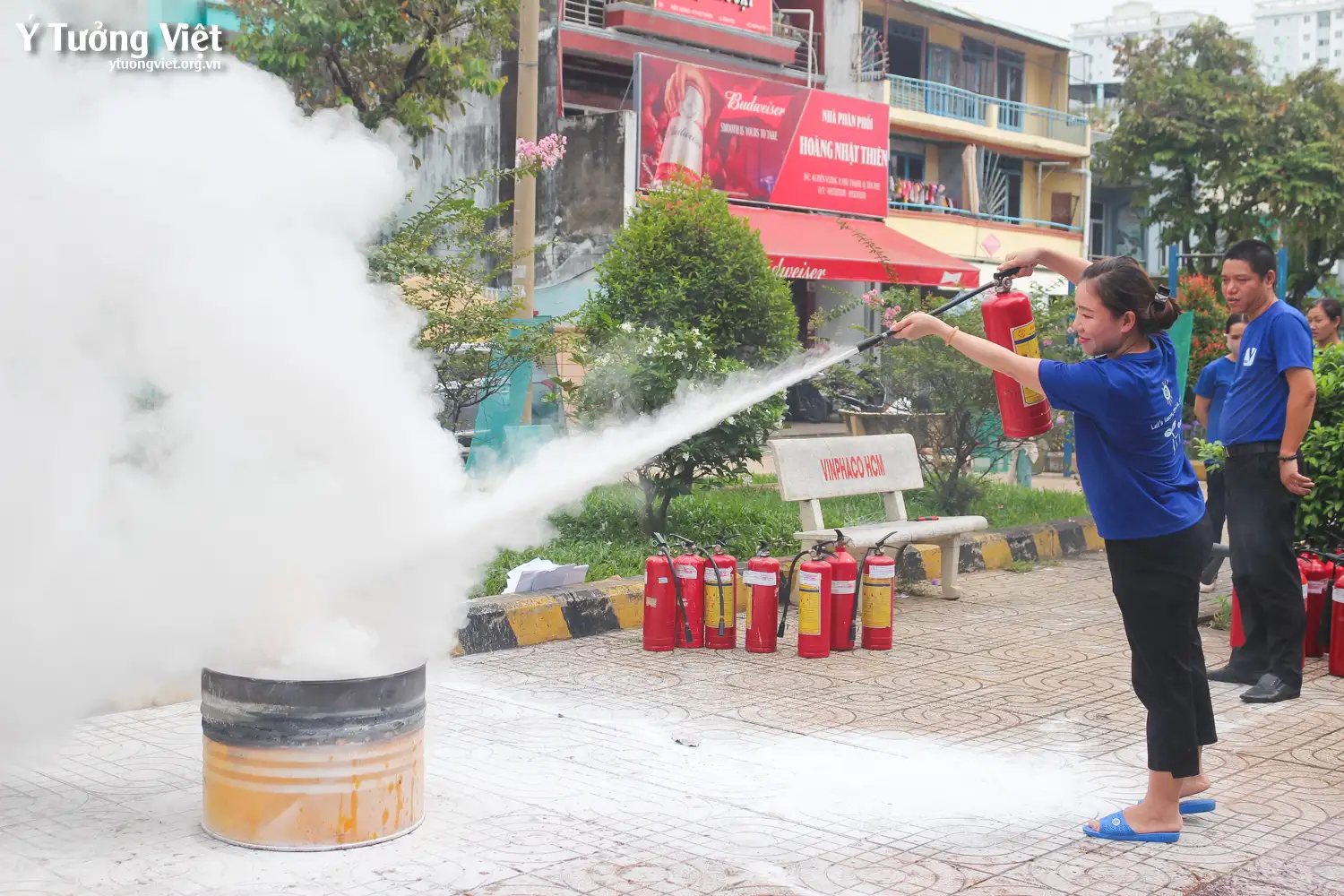 Tăng cường tập huấn kỹ năng “Phòng cháy chữa cháy” tại các cơ sở thuộc hệ thống giáo dục Ý Tưởng Việt