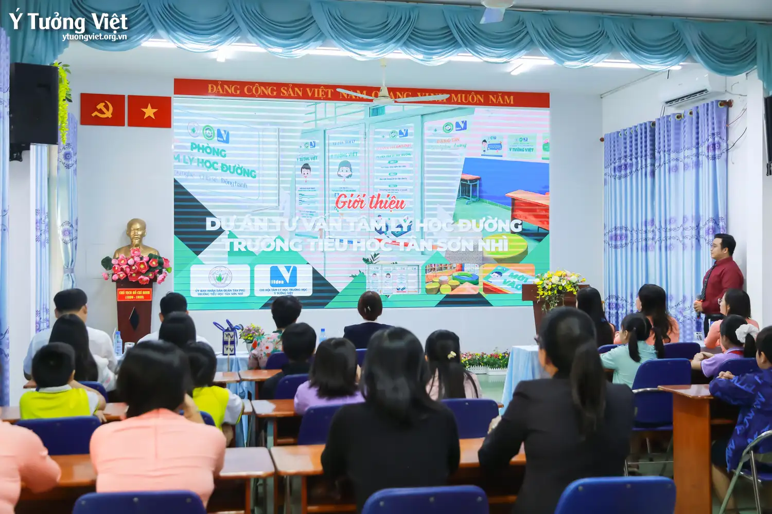 Dự án phát triển Tâm lý học đường 2024 – 2025 | Khánh thành và trao tặng Phòng Tâm lý học đường – Món quà ý nghĩa dành cho các bạn học sinh Trường Tiểu học Tân Sơn Nhì